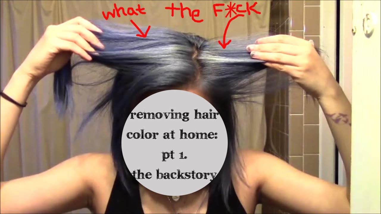 Removing Salon Hair Color With AJAX The Backstory YouTube