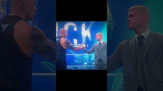 The Rock & Cody Rhodes Then vs Now 🥹 Edit