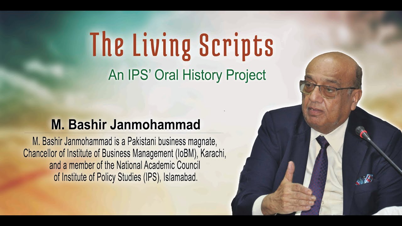 Bashir Janmohammad talks about his life & times in The Living Scripts ...