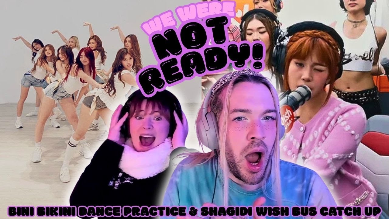 BINI | ’Bikini’ Dance Practice & 'Shagidi' Wish Bus COUPLE REACTION!