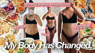 What I Eat To Love My Body At Every Size (I GAINED 20 lbs?) | My Body Has CHANGED & I Am OK With It