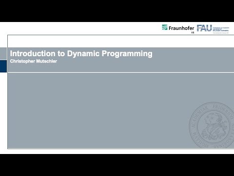 2.01 Introduction to Dynamic Programming - YouTube