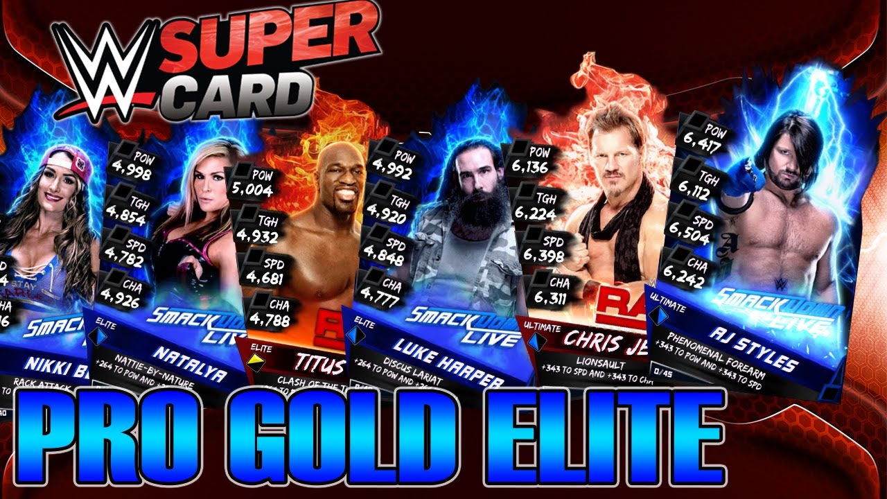 PRO GOLD ELITE + NOVAS CARTAS!! [WWE SUPERCARD - Season 3 #31]