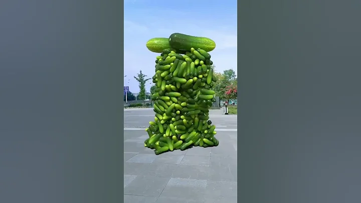 Vegetables on the touch🤯3D Special Effects | 3D Animation #shorts #vfxhd