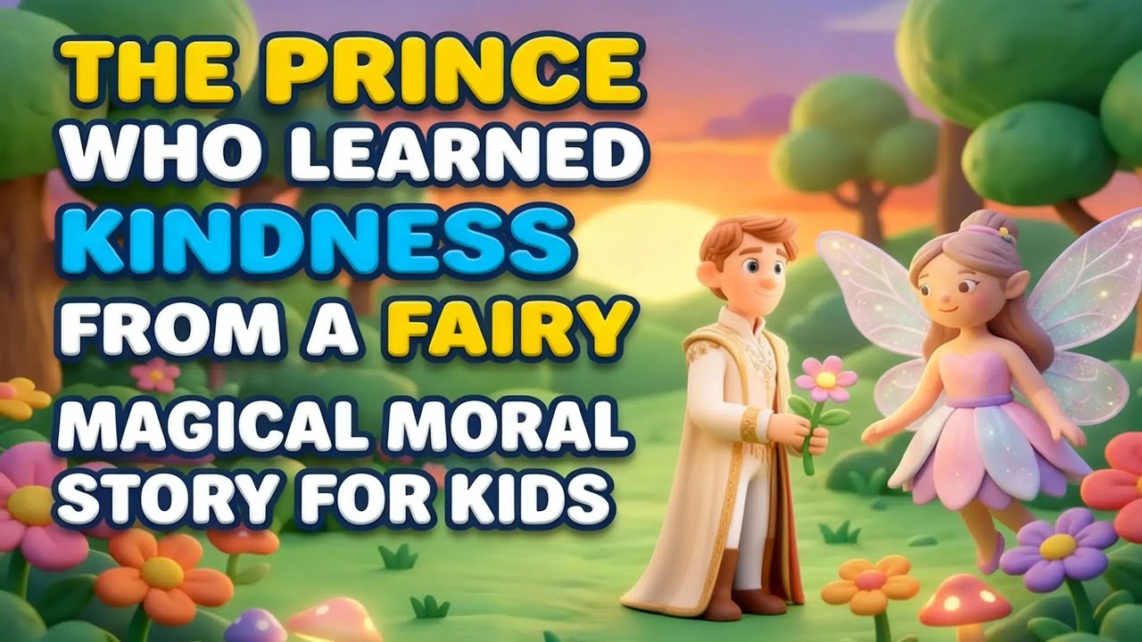 The Prince Who Learned Kindness from a Fairy | Magical Moral Story for Kids