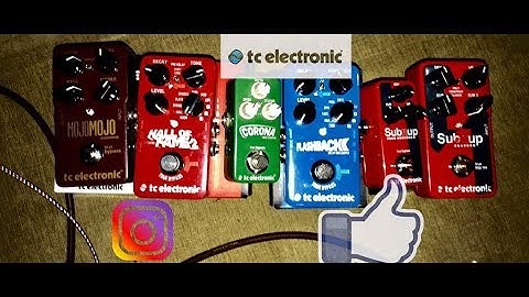 TC Electronics Pedals Demo + Unboxing
