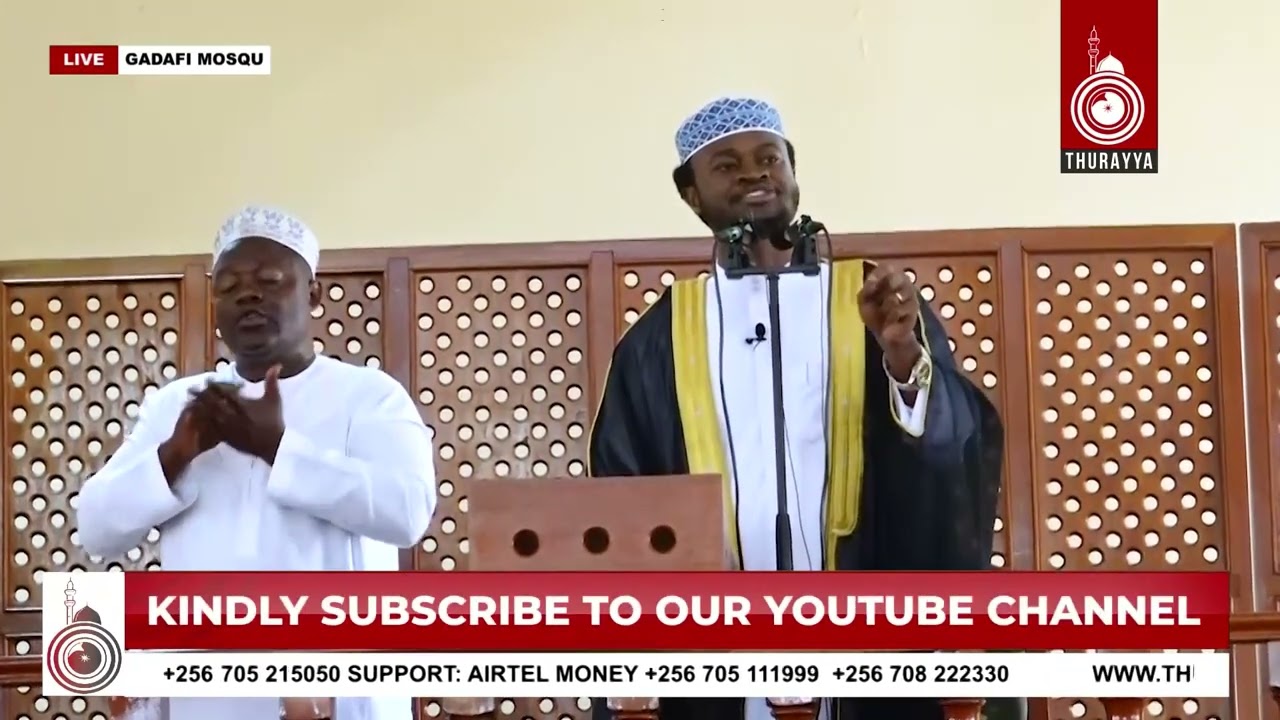 Being useful in a society - Friday sermon at Gadhafi National mosque Kampala Uganda.