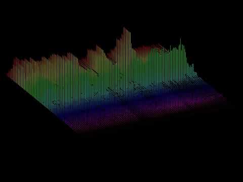 Processingで作る　オーディオビジュアライザー　No.6