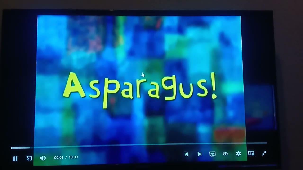 Oobi Asparagus! Title Card! (2003!)