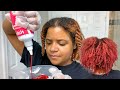 Dying My Natural Hair...AGAIN | Kiss Tintation Raspberry Prism