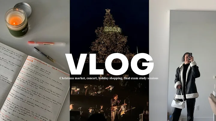 VLOG: Christmas Market, Dominic Fike concert, self...