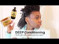 EASY Deep Treatment Mask for Damaged 4c Hair | Cantu Shea Butter, Jamaican Black Castor Oil