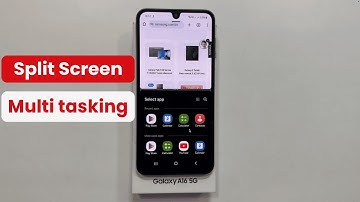 Samsung Galaxy A16 5G: How to use Split screen multitasking -  2 Easy Ways