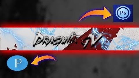 how to make cool youtube banner/Android(ps touch) #2