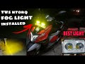 Best fog light in Ntorq 125 | fog light modified| fog light installed 20 watt | cheapest price
