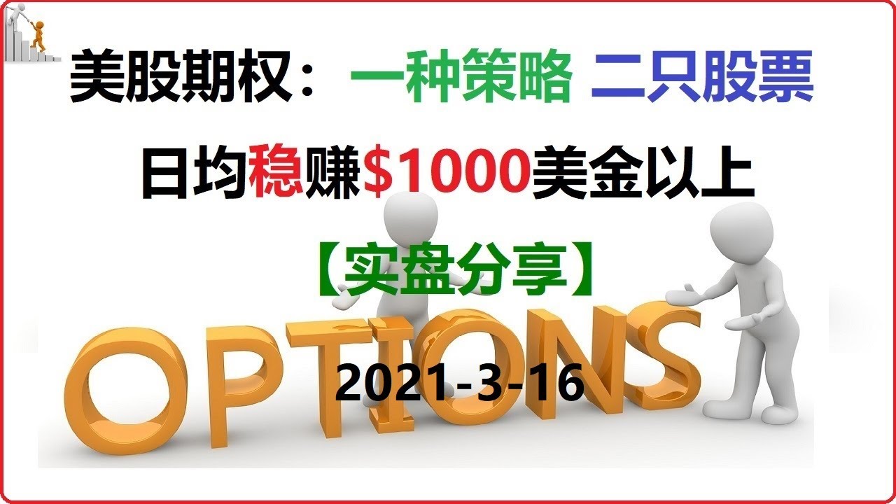 期权 | 期权当正股炒，1种交易策略，2只美国股票，日赚$1000美金 ！【期权日内交易实盘分享】