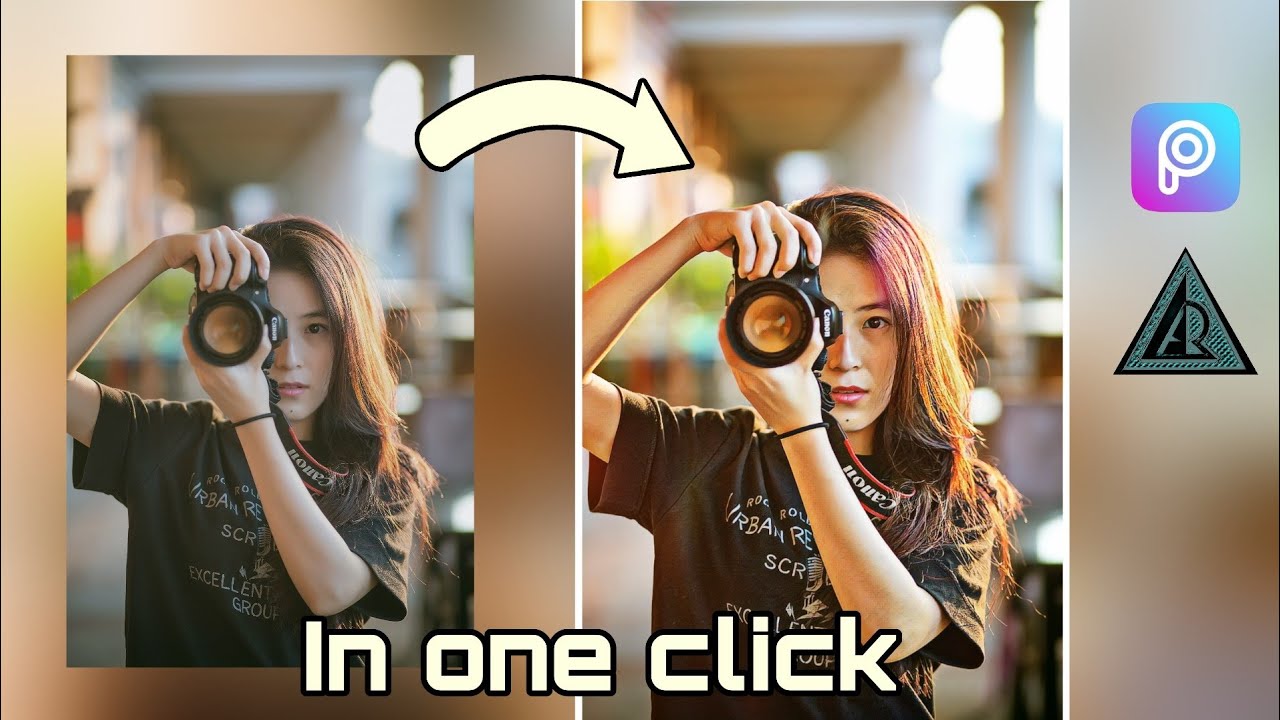 Edit portrait like on mobile PicsArt photo editing tutorial