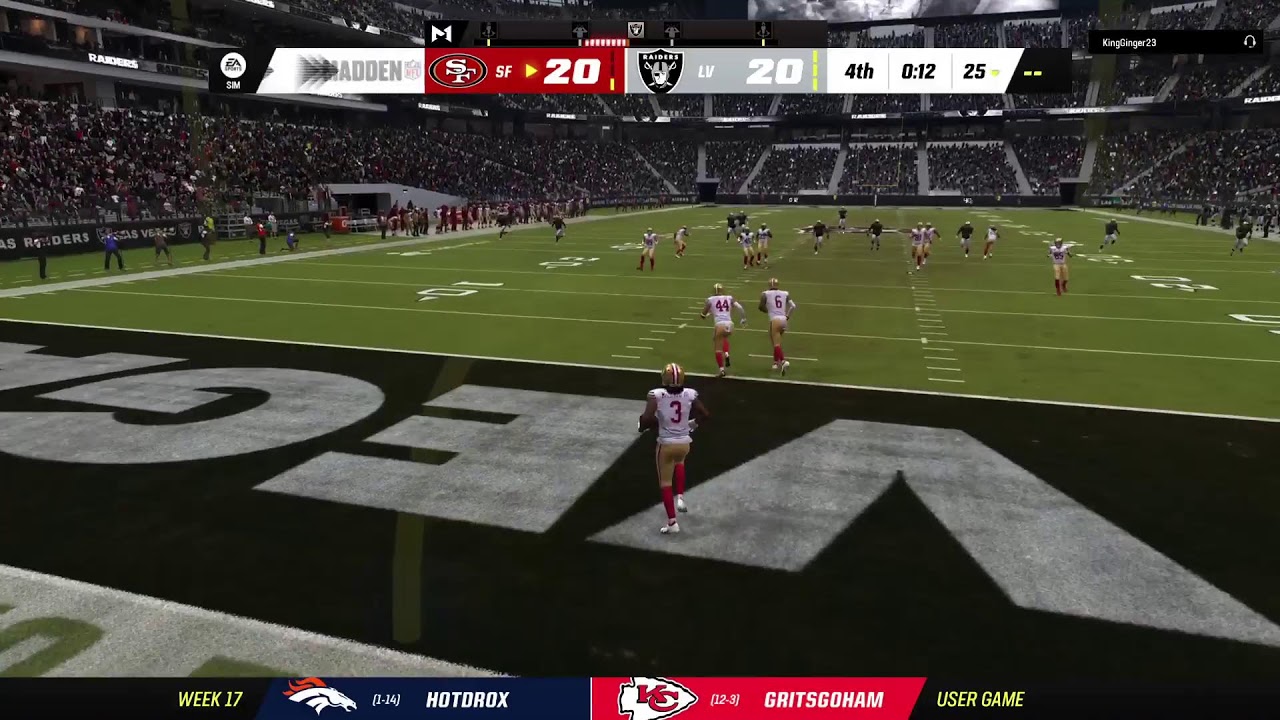 Niners vs Raiders YouTube