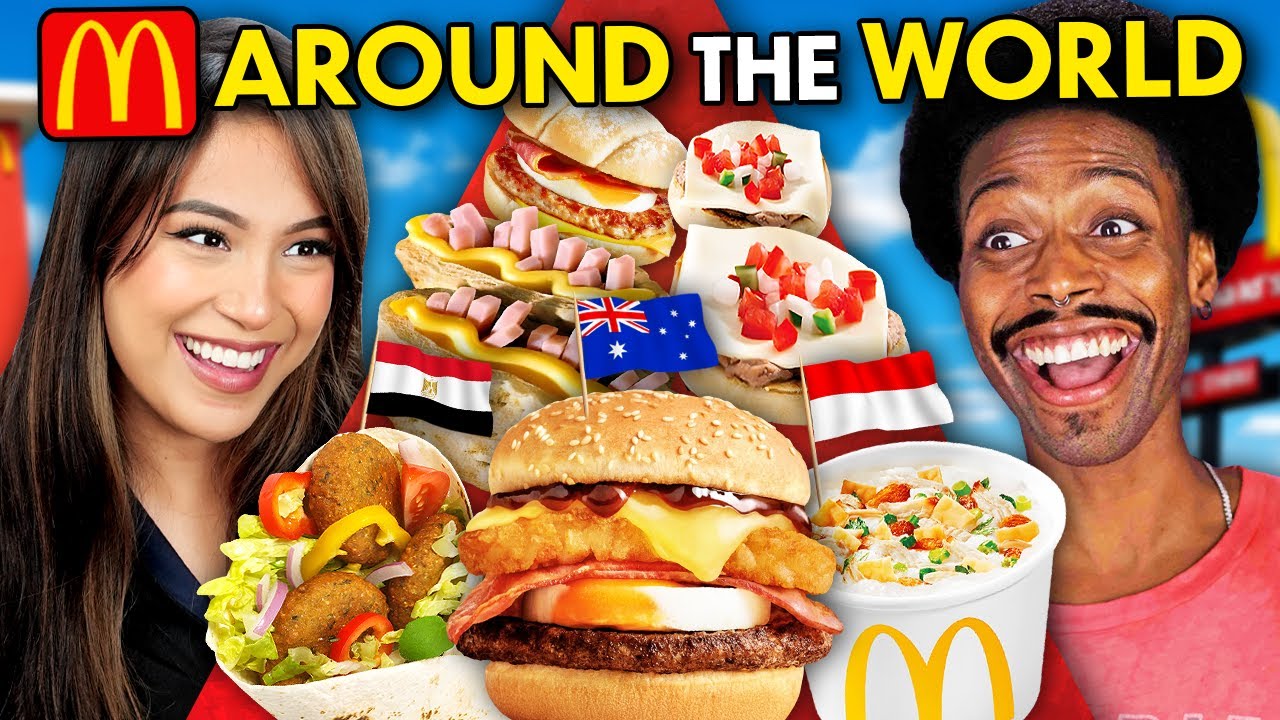 Americans Try International McDonald's Breakfasts! (Australia, Mexico, Egypt)