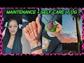 maintenance + self care vlog ⋆｡ °✩ hair appt, nails, toes, massage, lashes + more