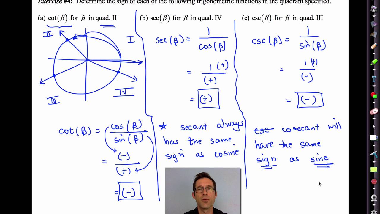 the reciprocal trig functions common core algebra 2 homework answers