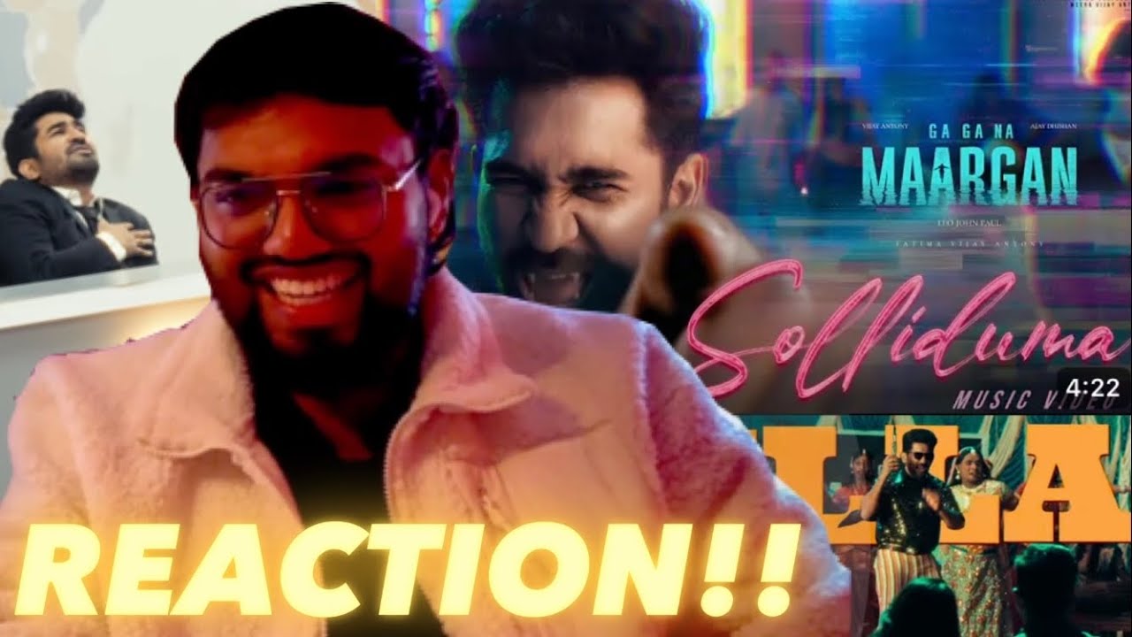Solliduma (from 'Gagana Maargan'), Vijay Antony Vibe! ( REACTION!! )