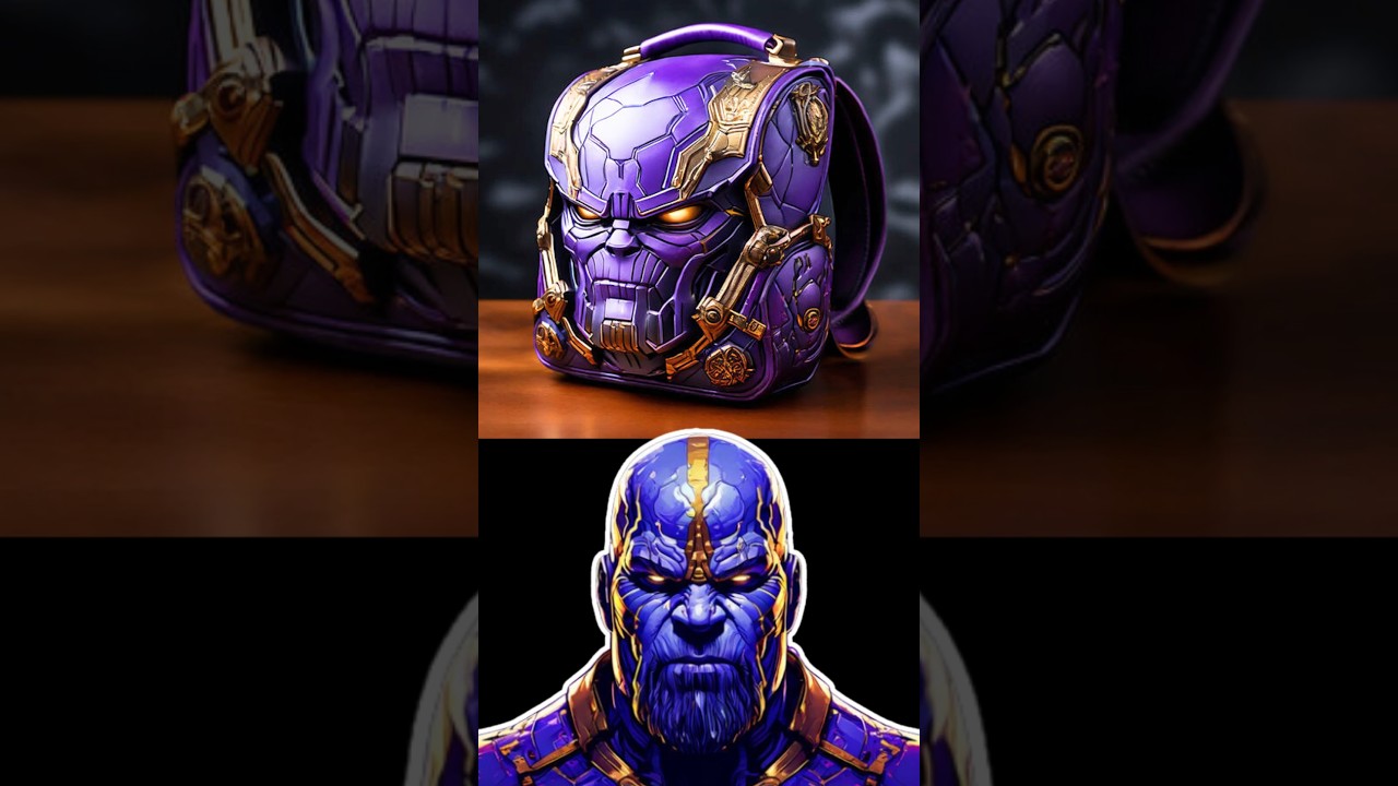 marvel and dc superheroes but backpack 🎒 