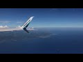 Westjet takeoff from Norman Manley International, Kingston Jamaica - September 6, 2017