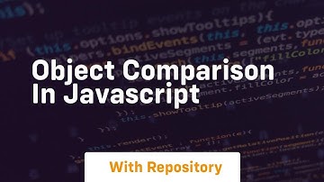 object comparison in javascript