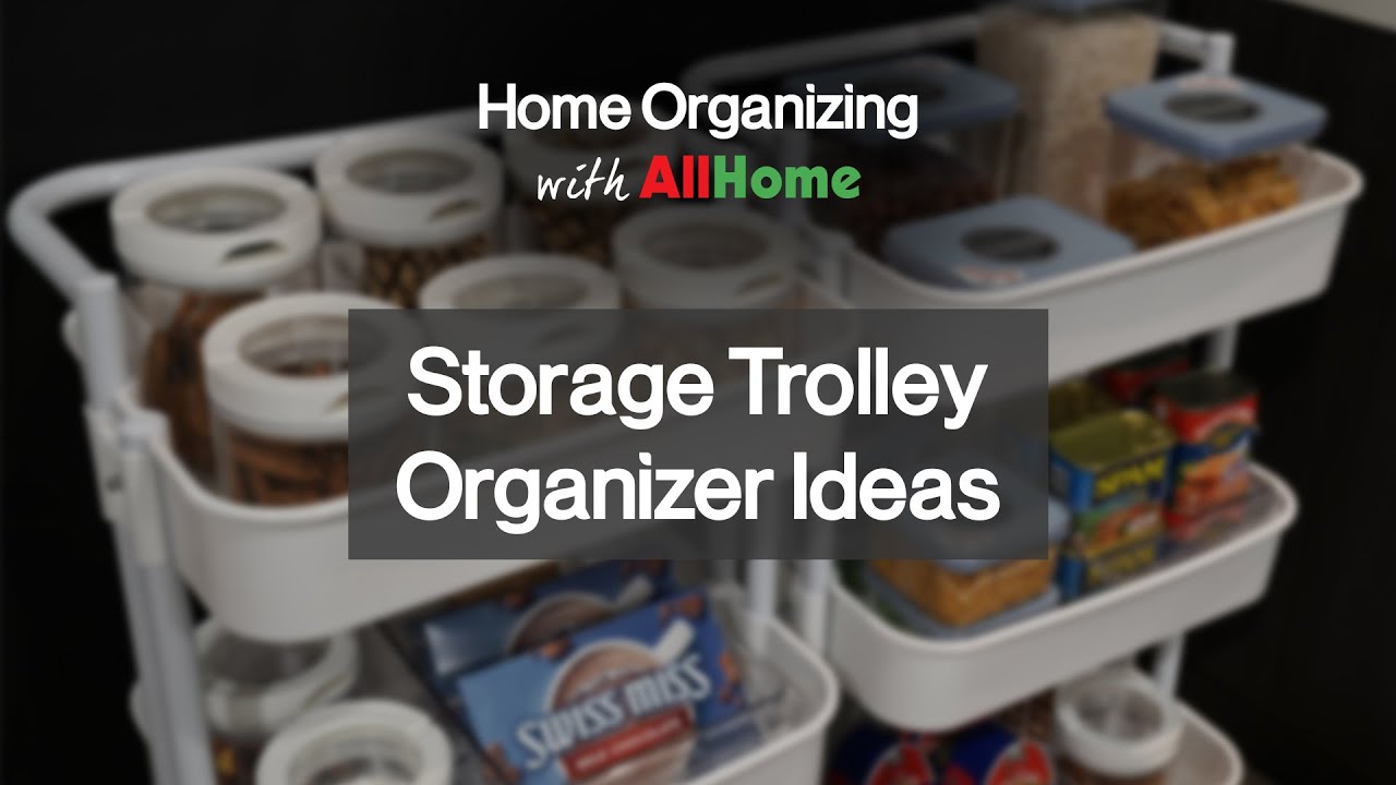 Home Organizing with AllHome: Storage Trolley Organizer Ideas