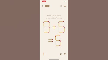 Math Riddle : match sticks level 11