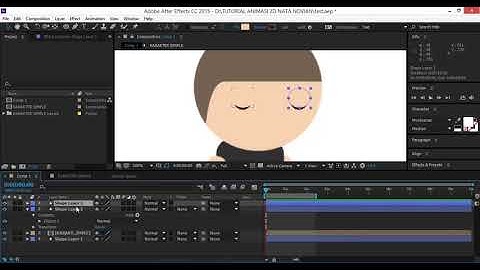 [PART 3] Membuat Animasi Mata Berkedip dengan After Effect.