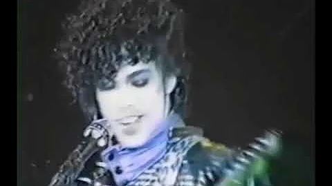 Let's go crazy live by prince.  First time ever performance. Debut. rare. Prince live