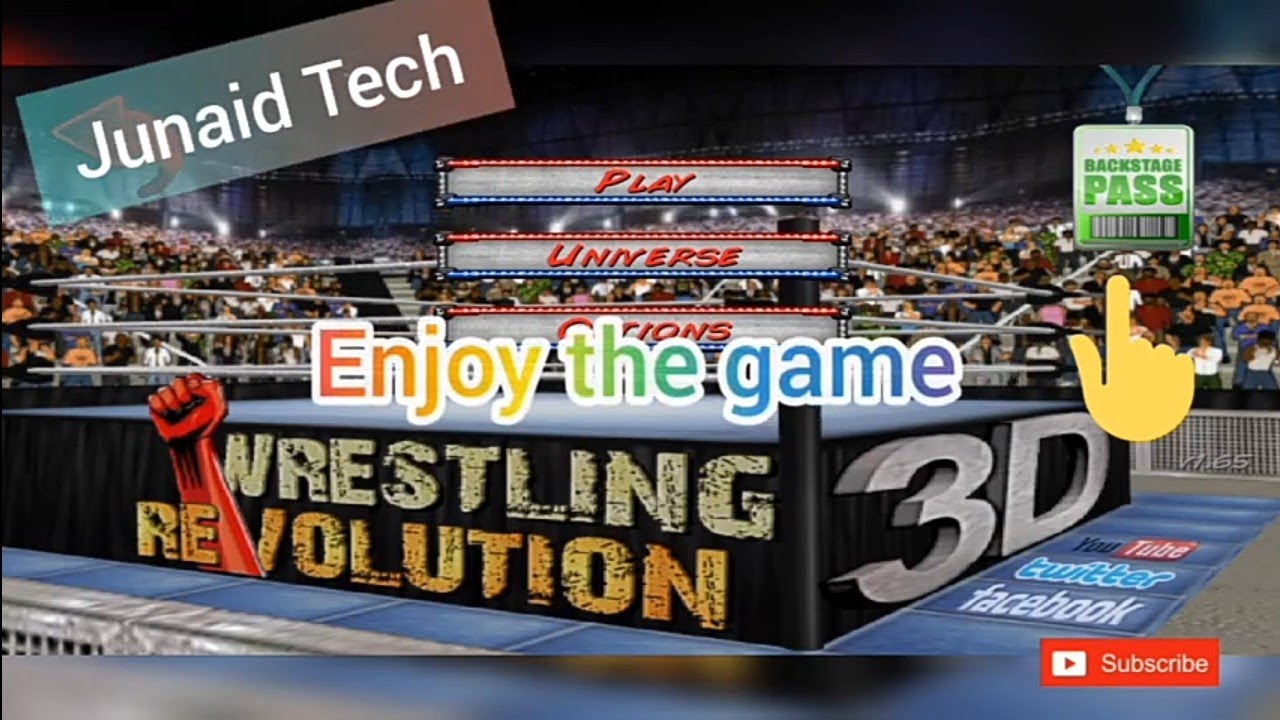 Wrestling revolution 3d download/free pro license and backstage pass by
