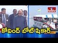 President Ram Nath Kovind Tributes to Gautama Buddha Statue in Hussain Sagar :  Exclusive Visuals
