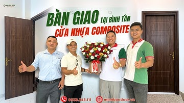 🚪 Minh Bảo Door – Bàn giao 4 bộ cửa nhựa composite cho anh Trạng, Bình Tân