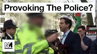 Antisemitism Campaigner Clashes With Police At Palestine March