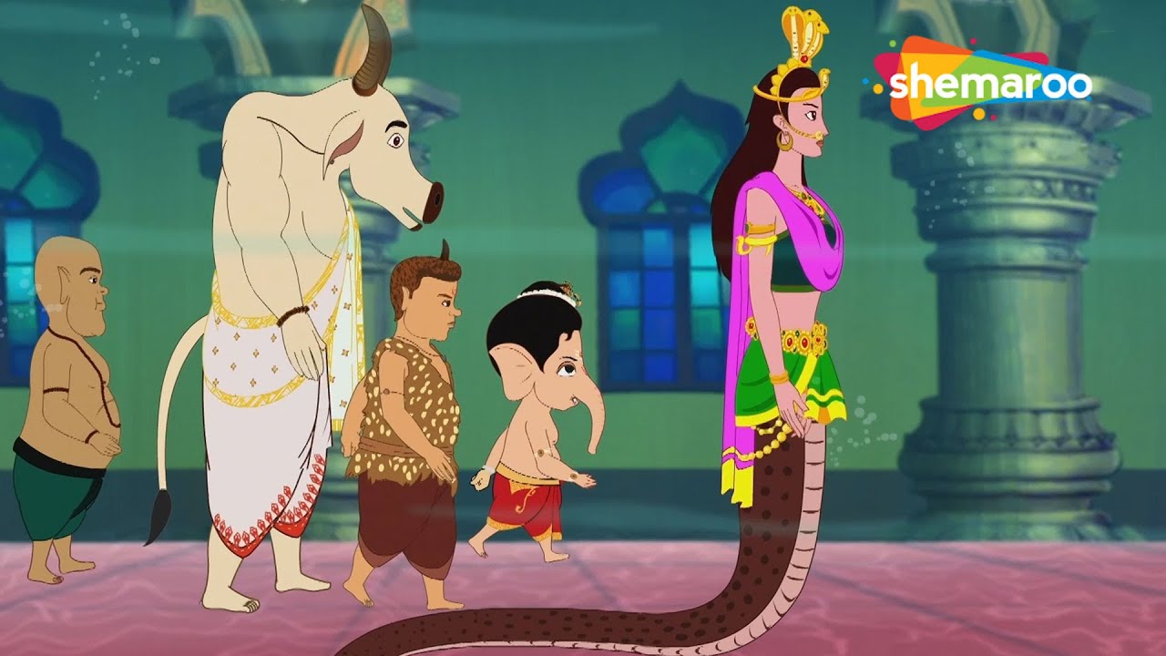 Where will this snake queen take Ganesh and his friends? | Bal Ganesh Tamil Stories