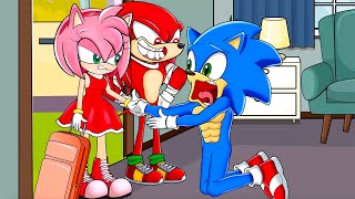 Sonic Movie 2 Knuckles - Amy !!! Please Don't Leave Me | Very Sad Story | Sonic Animation FNAF