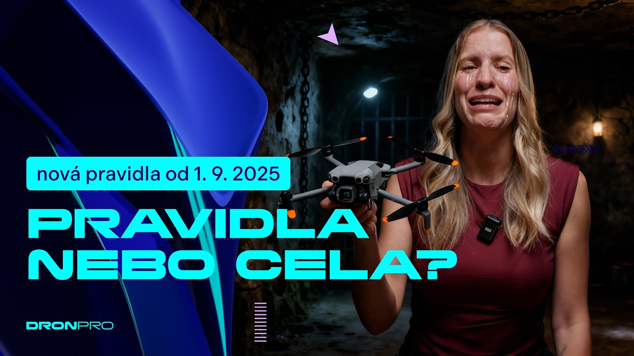 Pravidla pro DRONy od 1. 9. 2025 🚁📜