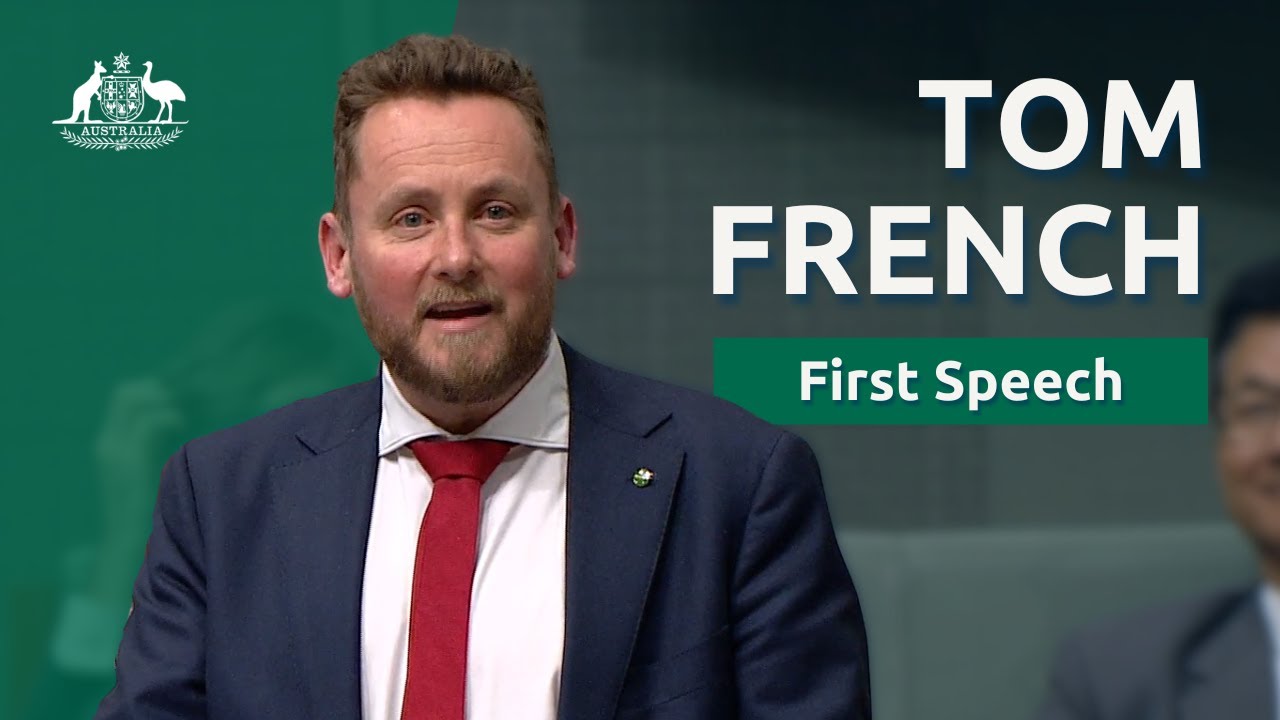 First Speech - Tom French MP | Member for Moore WA