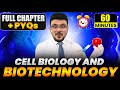 Cell Biology and Biotechnology in 60 Minutes ✅|| Fast Revision || SSC Class 10th