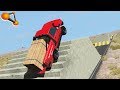 BeamNG.drive - Cars Drive Up The Steps