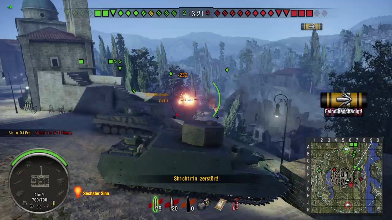 World of Tanks PS4 - Oluja1973 - O-I Experimental on Abbey - 5 Kills