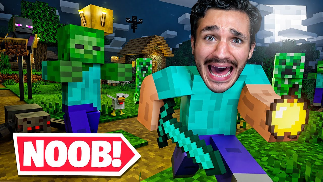 NOOB vs MINECRAFT ¿Quién ganará? - YouTube