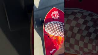 Taking the bird for a ride! Custom Evolve Skateboards Stoke Liverpool FC