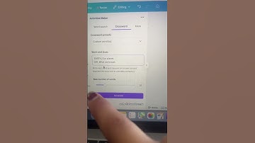 Earth Day Crossword Puzzle made with Canva Activities Maker
