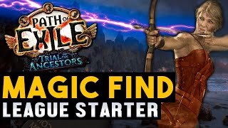 Lightning Arrow Deadeye - How to League Start as Magic Find | Path Of Exile 3.22