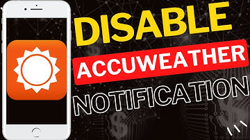 Pushmeldingen uitschakelen in de AccuWeather-app