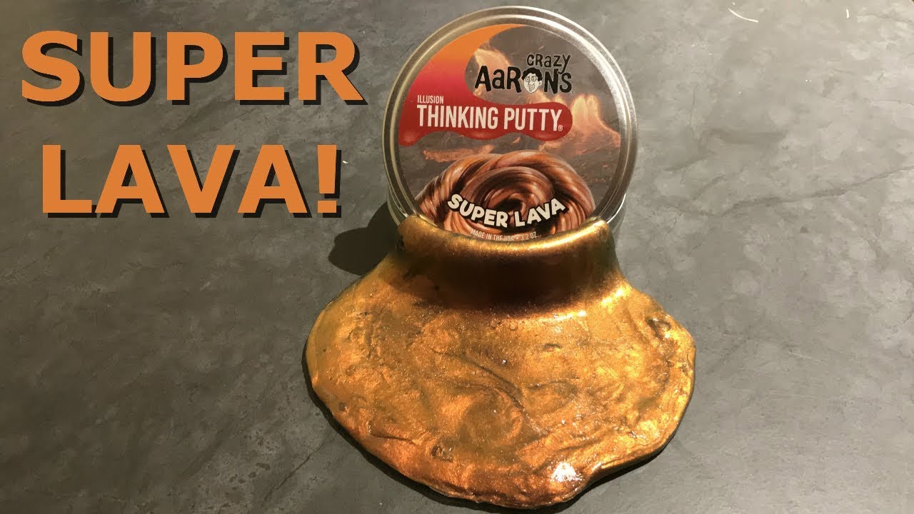 Crazy Aaron's Super Lava Thinking Putty YouTube